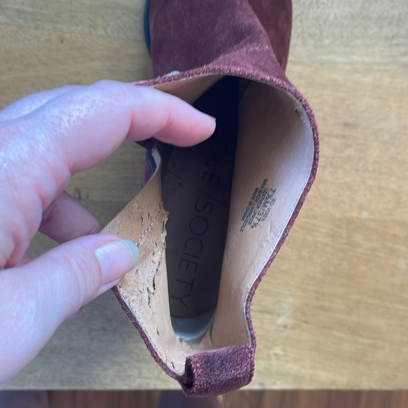 NWOT Rust Color Suede Boots - Picture 11 of 11